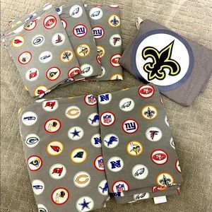 Pottery Barn Teen NFL sheet set w/Saints sham FULL